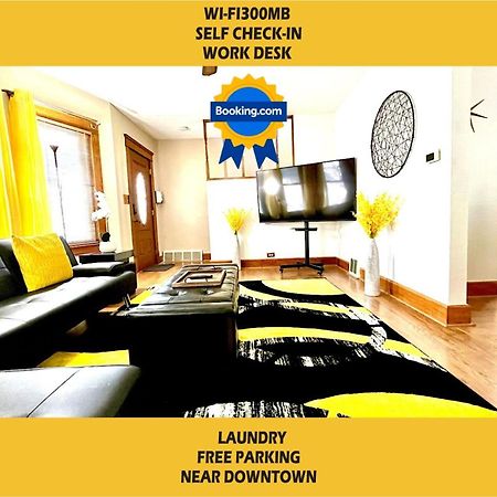 The Amber Retreat - Brooklyn Centre Comfort - Charming Space For Families, Couples & Business Travelers Near Downtown - With 300Mb Wifi, Parking & Self Check-In Клівленд Екстер'єр фото