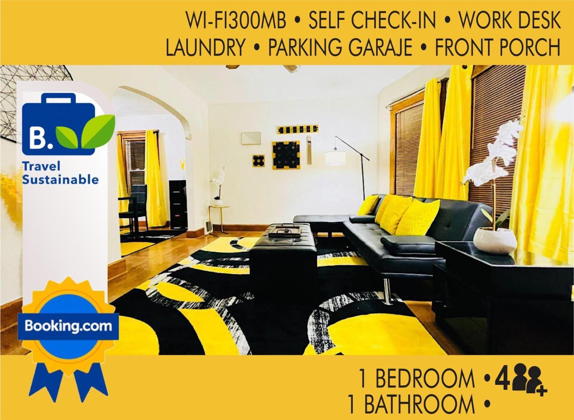 The Amber Retreat - Brooklyn Centre Comfort - Charming Space For Families, Couples & Business Travelers Near Downtown - With 300Mb Wifi, Parking & Self Check-In Клівленд Екстер'єр фото